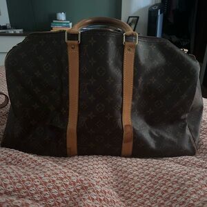 Louis Vuitton Brown Monogram Duffel Bag